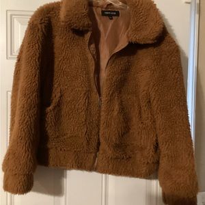 New Look, Sherpa cropped jacket